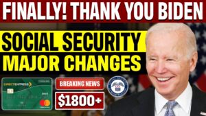 BIDEN DID IT! Major 2023 Changes | SSI, SSDI, Social Security, Disability, Senior Benefits Update