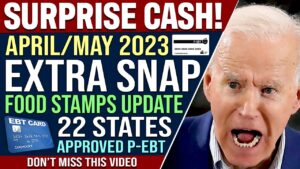 NEW 2023 SNAP INCREASE | EXTRA Food Stamps APPROVED | P-EBT Benefits are COMING in 22 STATES