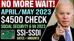 NEW APRIL & MAY 2023 CHECK IS COMING | Social Security, VA, SSI, SSDI, Senior Disability Recipients