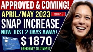 2023 SNAP FOOD STAMPS INCREASE COMING (APRIL/MAY) | $1870 Payment | Emergency Allotments/EBT UPDATE