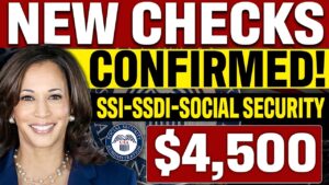 GOOD NEWS! $4,500 Checks For SSI and SSDI | Social Security, Disability, Senior, VA 2023 Update