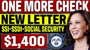 FINALLY! $1,400 Check | Letter For SSI and SSDI Social Security Disability, Senior Recipients 2023