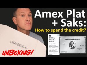 Amex Platinum + Saks 💳 How to spend American Express Platinum credit card Saks credit | w/ Unboxing!