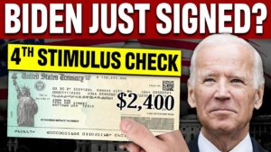 BIDEN JUST SIGNED? | $2,400 | New 4th Stimulus Check Update + Status