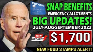 SNAP 2023 Food Stamp Bill Approved | $1700 SNAP EBT Food Stamp Payment (July-August-September 2023)
