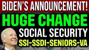 BIDENS ANNOUNCEMENT! Social Security, SSI, SSDI, Seniors, VA | $2400 RAISE (August -September 2023)