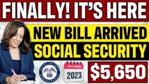 JUST IN! $5,650 | NEW 2023 SOCIAL SECURITY, SSI, SSDI BILL IN CONGRESS |  BENEFITS INCREASE ALERT!