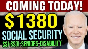 CHECK $1380 COMING TODAY | SSI, SSDI, Social Security, Disability, Seniors (August - September 2023)