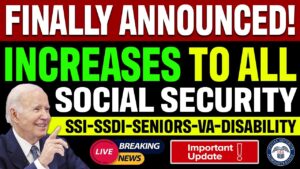 JUST IN! Increases To All SOCIAL SECURITY Recipients | NEW 2023 BILL | SSI SSDI SSA COLA Update