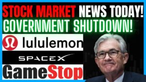 Stock News: Government Shutdown, GameStop Stock, CRSP Stock, Dividend Stock, Nio stock, & Lululemon!