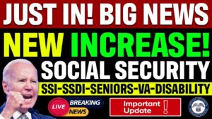 BIG NEWS! Increase in Social Security Benefits Update | New 2023 Bill | SSI SSDI SSA COLA