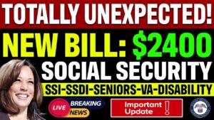 UNEXPECTED: Extra $2400 Raise in Social Security Benefits | Congress Update | SSI SSDI SSA COLA 2023