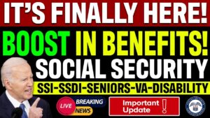 FINALLY! Boost in Social Security Benefits | BILL ANNOUNCED | SSI SSDI SSA COLA 2023