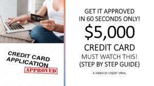 GET $5,000 Credit Card in 60 Seconds Only (Credit Card For Bad Credit) Instant Approval 2023 - 2024