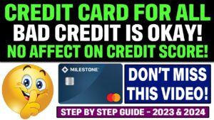 Instant Approval Credit Card For Bad Credit | NO CREDIT CHECK | Milestone Credit Review 2023 & 2024