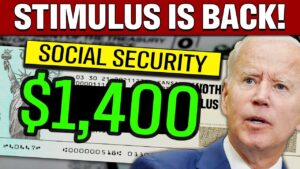 $1400 Social Security STIMULUS CHECKS....Are Stimulus Checks Making A Comeback?