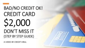 APPLY NOW! Get $2,000 Credit Card With NO CREDIT CHECK Pre-Approval | BAD or NO Credit OKAY!