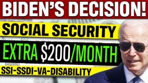 EXTRA Social Security $200 Monthly INCREASE | Congress $2400 Update | SSI SSDI VA 2023 & 2024