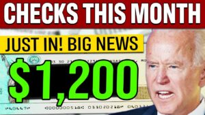 $1200 CHECK THIS MONTH (Must Watch) Congress Fourth Stimulus Check 2024 Update for Low-Income