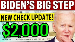 BIDEN'S BIG STEP! $2000 STIMULUS CHECKS TO AMERICANS (Watch Now) 4th Stimulus Check 2024 Update ...!