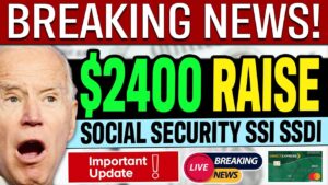 FINALLY! $2400 Raise in Benefits for Social Security (WATCH NOW) SSI SSDI SSA 2024 Update