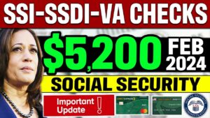 FINALLY! $5200 Check for SSI SSDI VA is Coming in February 2024 | Social Security & SSA Update