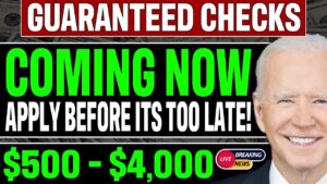 APPLY NOW! Guaranteed $4000 STIMULUS CHECKS (Watch Now) 4th Stimulus 2024 Checks Update