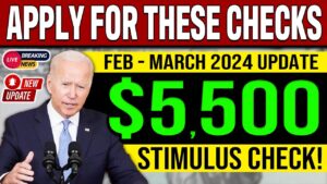 GET These STIMULUS CHECKS Right Now.... BIG STIMULUS CHECK 2024 Update